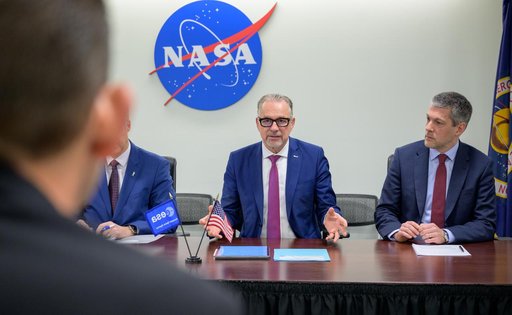 NASA Admin Isaacman Meets with ESA Director General Aschbacher