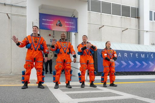Artemis II Launch Crew Walkout