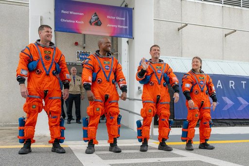Artemis II Launch Crew Walkout