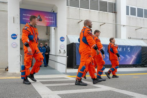 Artemis II Launch Crew Walkout