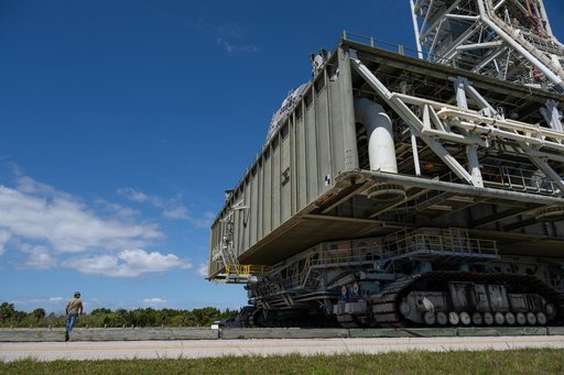 Mobile Launcher 1 Returns to Vehicle Assembly Building