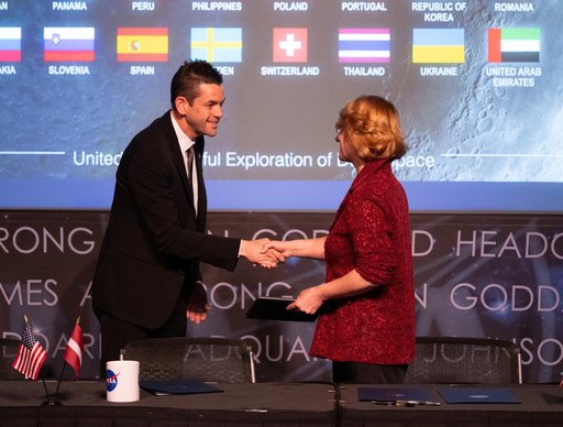 Republic of Latvia Artemis Accords Signing