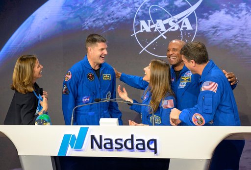 NASA Artemis II Crew Rings Nasdaq Closing Bell