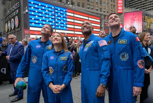 NASA Artemis II Crew Rings Nasdaq Closing Bell