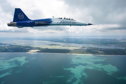 Employee Flight with Administrator Isaacman's F-5 Aircraft