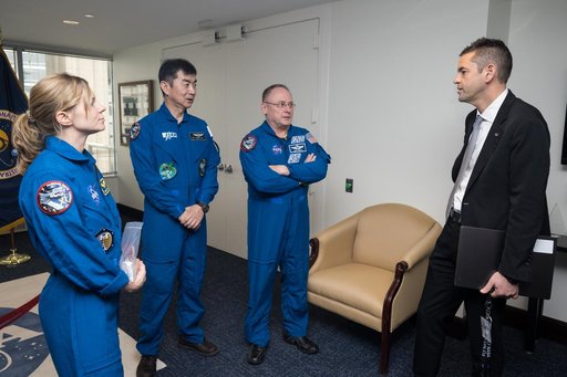 Admin Isaacman Meets with Crew of Expedition 73/74