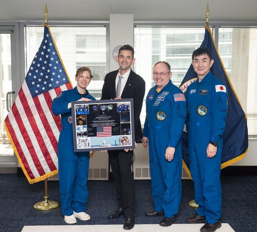 Admin Isaacman Meets with Crew of Expedition 73/74