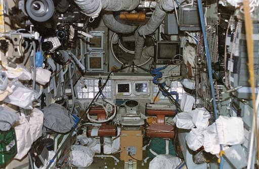 Core module of Mir space station
