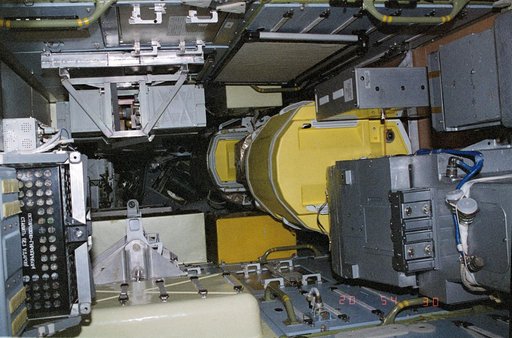 Interior view of Spektr module