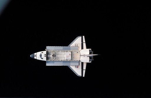 Departure of the STS-76 shuttle Atlantis