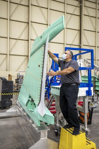 SEG 530 Vertical Tail - Rudder Installed