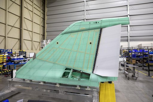 SEG 530 Vertical Tail - Rudder Installed
