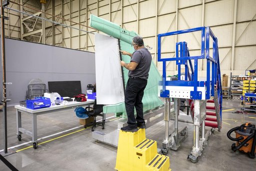 SEG 530 Vertical Tail - Rudder Installed