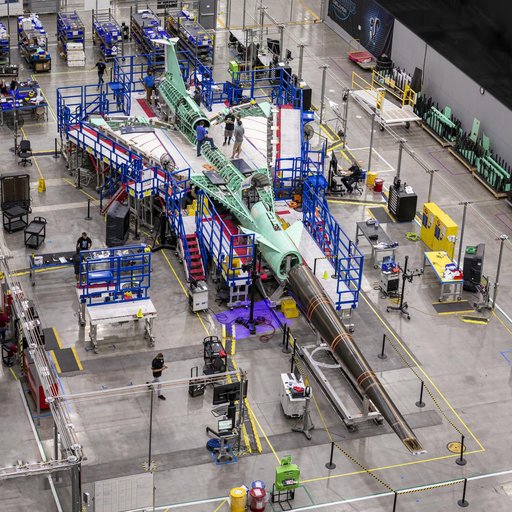 Manufacturing Area From Above