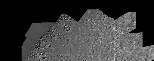 Mercury: Photomosaic of the Shakespeare Quadrangle Northern Half H-3