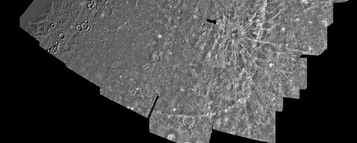 Mercury: Photomosaic of the Shakespeare Quadrangle of Mercury Southern Half H-3
