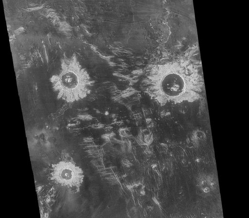 Mosaic of Large Impact Craters