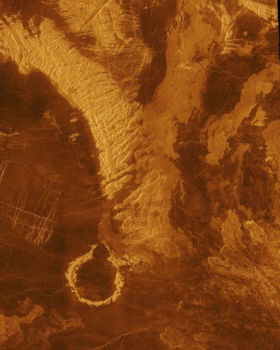 Venus - Simulated Color of Leda Planitia
