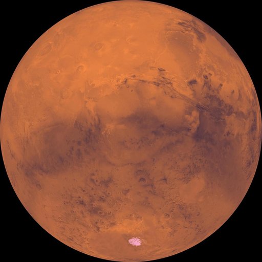 Center is at Latitude 30 Degrees South, Longitude 90 Degrees