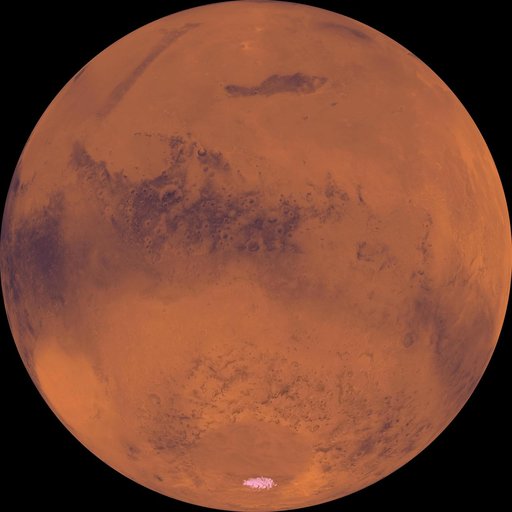 Center is at Latitude 30 Degrees South, Longitude 210 Degrees
