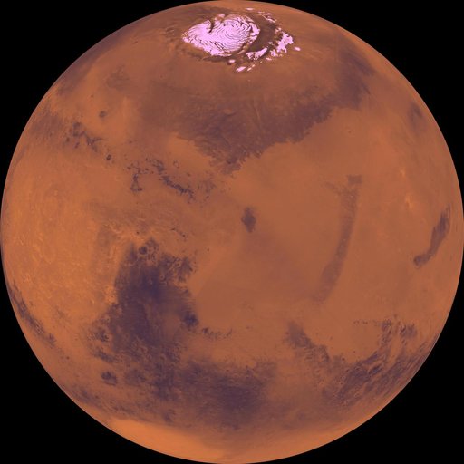 Center is at Latitude 30 Degrees North, Longitude 270 Degrees