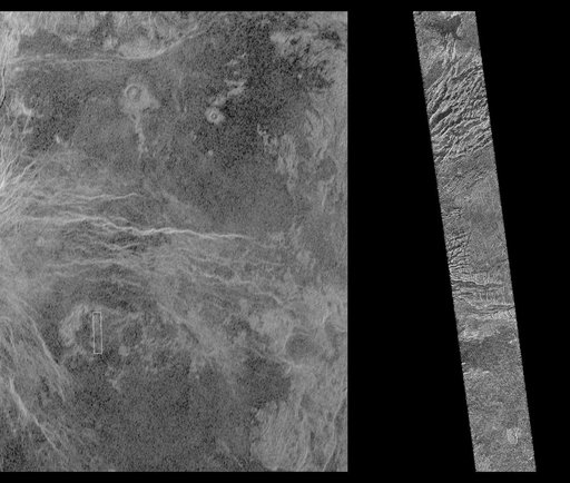 Venus - Magellan and Arecibo Comparison