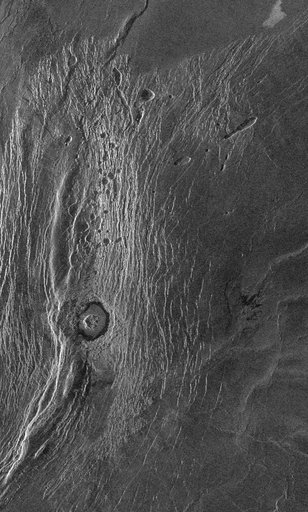 Venus - Wanda Crater in Akna Montes