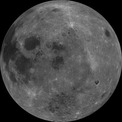 East Limb View of Earth Moon as Seen by the Clementine Spacecraft