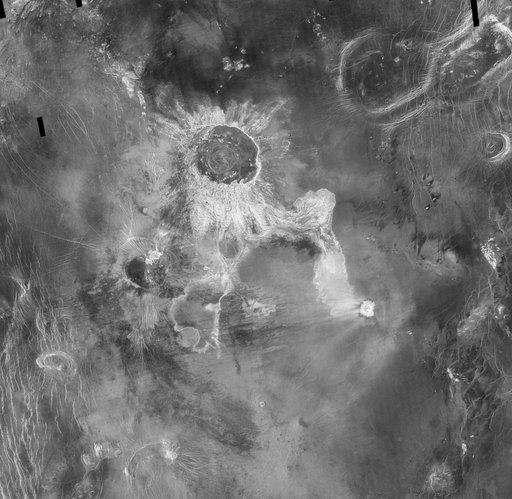 Venus - Impact Crater Isabella