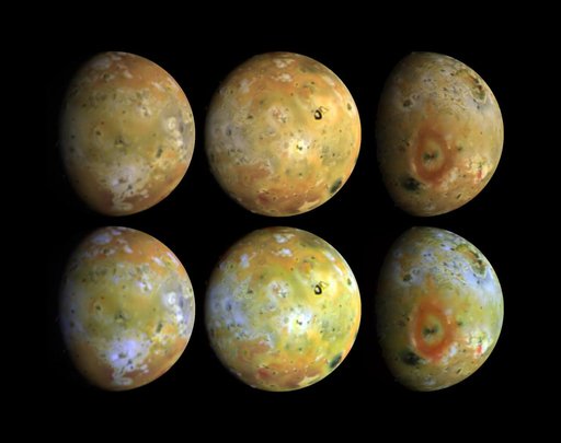 Full Disk Views of Io Natural and Enhanced Color