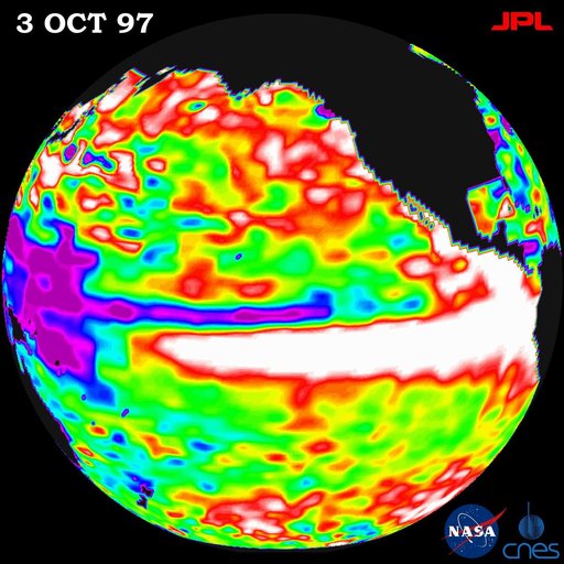 TOPEX/El Niño Watch - October 3, 1997