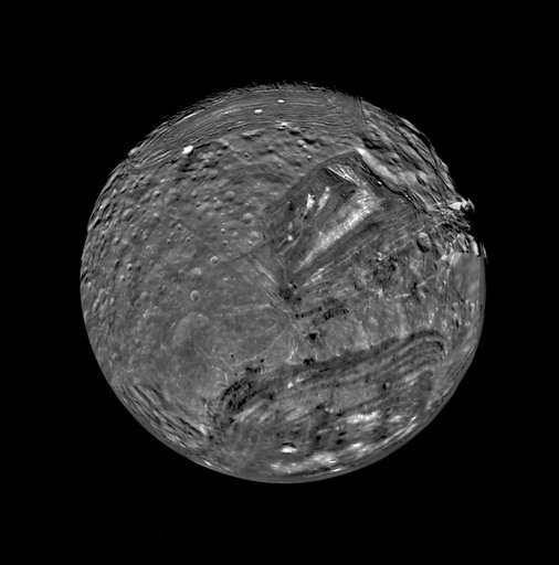 South Polar View of Miranda