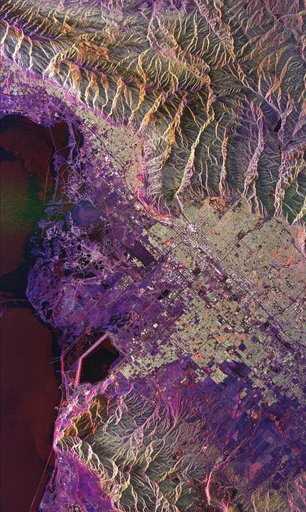 Space Radar Image of Salt Lake City, Utah
