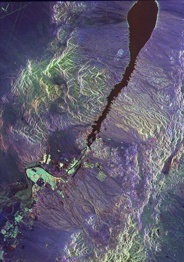 Space Radar Image of Colorado River
