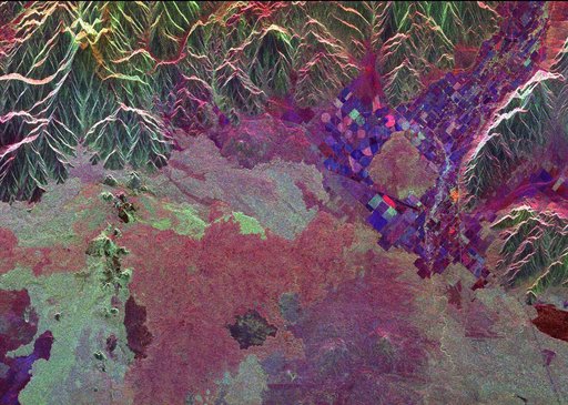 Space Radar Image of Craters of the Moon, Idaho