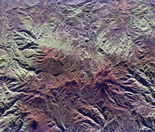 Space Radar Image of Ruiz Volcano, Colombia