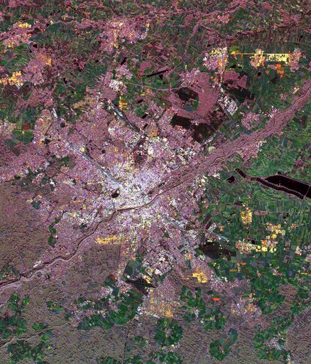 Space Radar Image of Munich, Germany