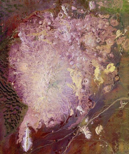 Space Radar Image of Pinacate Volcanic Field, Mexico