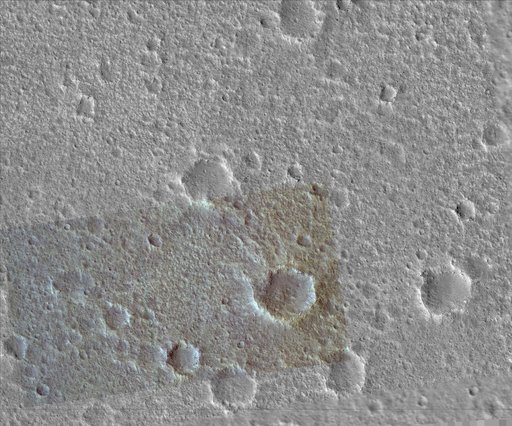 Viking Lander 1 Thomas A. Mutch Memorial Station Imaged from Orbit