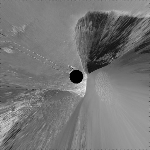 Opportunity View, Sol 959 Vertical