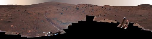 McMurdo Panorama from Spirit Winter Haven False Color