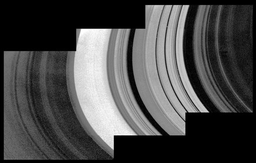 Mosaic of Saturn Rings