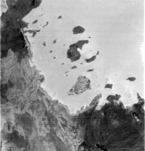 ASTER First Views of Red Sea, Ethiopia - Thermal-Infrared TIR Image monochrome