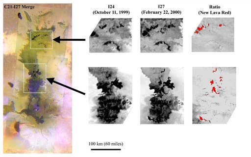 Amirani Big Lava Flow on Io