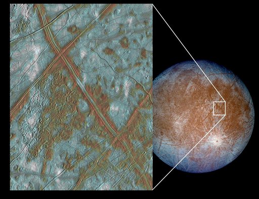 Blocks in the Europan Crust Provide More Evidence of Subterranean Ocean