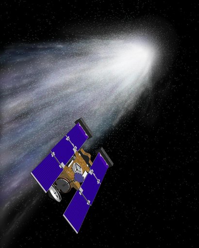 Stardust Comet Wild 2 Encounter Artist Concept