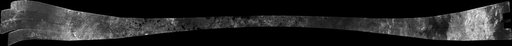 Titan Radar Swath T-19 Flyby - Oct. 9, 2006