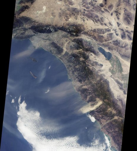 Dusty Skies over Southern California