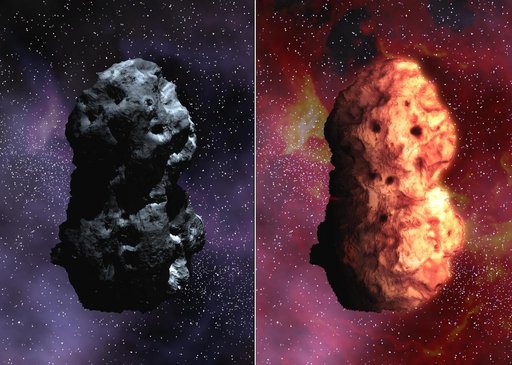 Space Eyes See Comet Tempel 1 Artist Concept