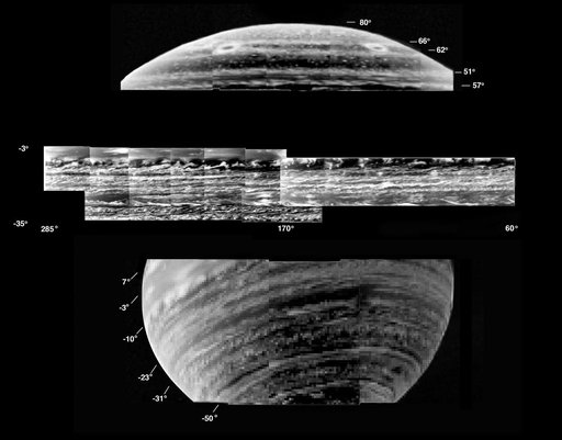 A Gallery of Views of Saturn Deep Clouds